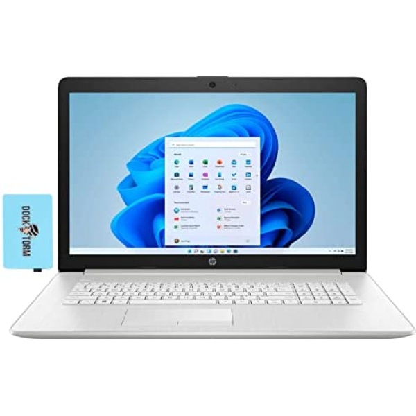 2022 Newest HP 17.3'' HD + IPS Display Business Laptop 11th Gen (Intel i3-1115G4 2-Core, 16GB RAM, 512GB PCIe SSD, Intel UHD, WiFi 5, Bluetooth 5.2, HD Webcam, HDMI, Win 11 Home S-Mode) with Hub