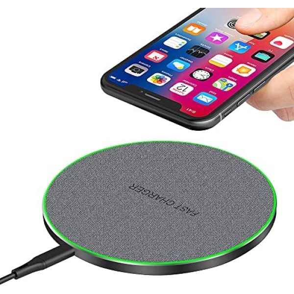 2022 Wireless Charger, Qi 20W Max Fast Charging Pad Compatible with Samsung Galaxy S22/S22 Ultra/S21/S20 fe,Google Pixel,LG,iPhone 13/12(No AC Adapter