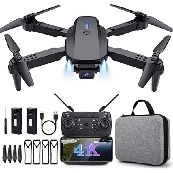 Drones with Camera for Adults 4k, Drones for Kids Beginners with Live Video RC Mini Drone with Camera Drones for Kids 8-12 Cool Ideas Boy Toys Gift 10-12 Years Old Teenage Support WiFi FPV