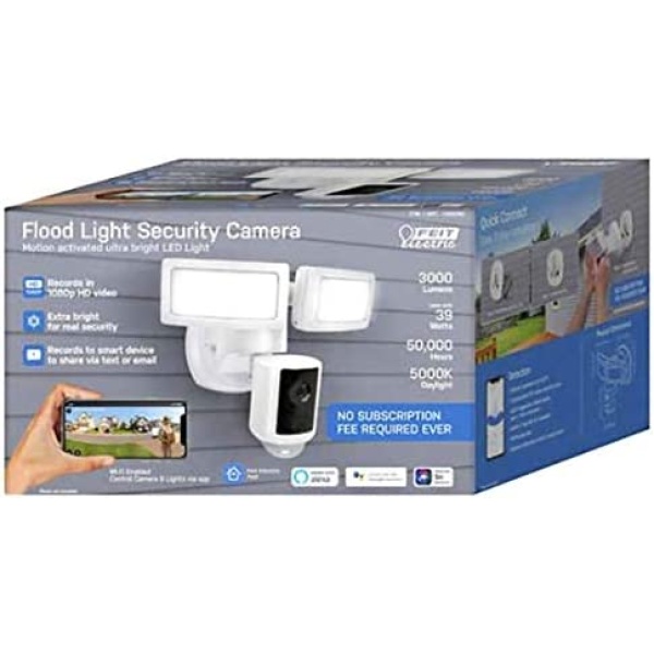 Feit Electric LED 1080P HD Smart Flood Light Security Camera