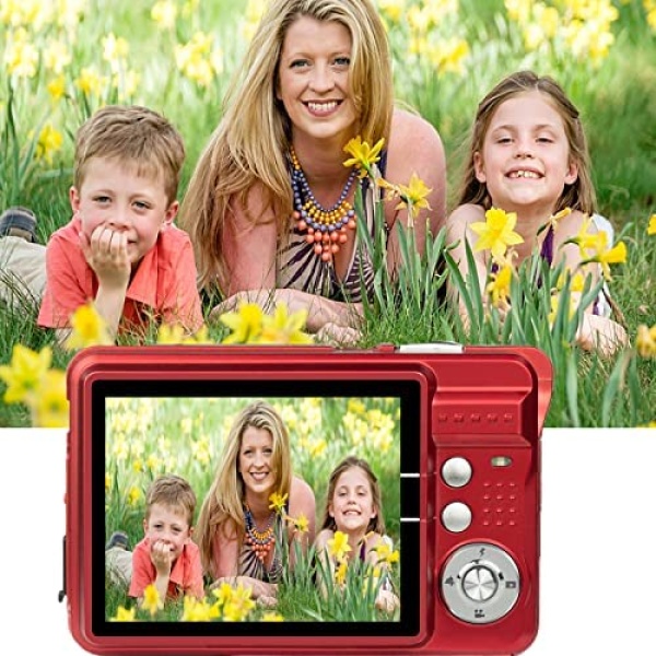 HD Mini Digital Camera, Digital Camera for Kids Teens Students-Travel,Camping,Birthday Gifts