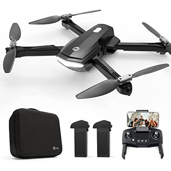 Holy Stone Drone for Kids Adults with 1080P HD Adjustable Camera, Fold-able RC Quadcopter for Beginners with 30 Mins Flight, Gravity Sensor, Voice Control, Trajectory Flight, Storage Case, HS260