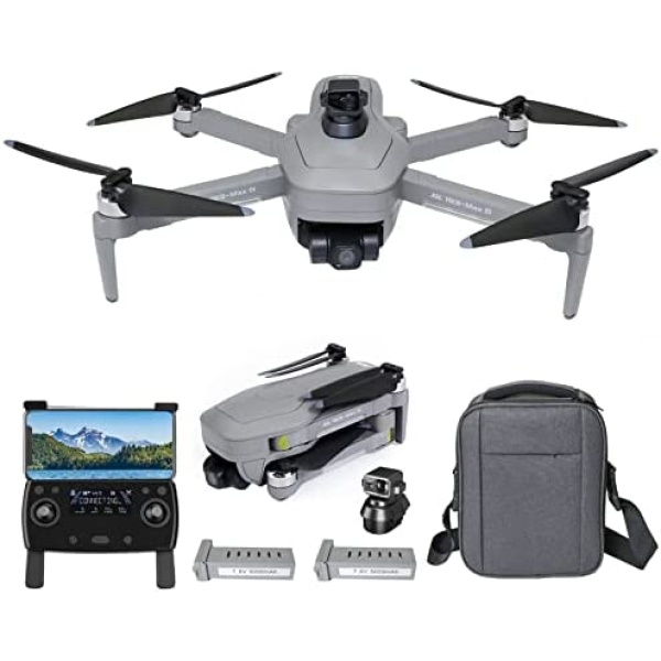 NiGHT LiONS TECH GPS Drones with 4K UHD Camera for Adults,13000Ft 5GHz FPV Transmission,EVO Obstacle Avoidance,3-Axis Gimbal,EIS Anti-Shake,Brushless Motor,2 Batteries 60 Mins Flight Time