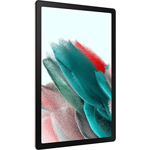 Samsung Galaxy Tab A8 Android Tablet, 10.5” LCD Screen, 64GB Storage, Long-Lasting Battery, Kids Content, Smart Switch, Expandable Memory, Pink Gold, SM-X200NIDZXAR (Renewed)