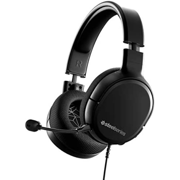 SteelSeries Arctis 1 Wired Gaming Headset – Detachable Clearcast Microphone – Lightweight Steel-Reinforced Headband – for PC, PS4, Xbox, Nintendo Switch and Lite, Mobile