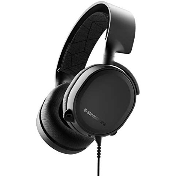 SteelSeries Arctis 3 - All-Platform Gaming Headset - for PC, PlayStation 4, Xbox One, Nintendo Switch, VR, Android, and iOS - Black