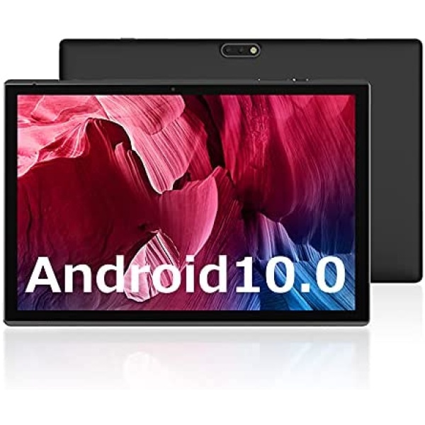 Tablet 10 Inch Android 10 Tablets, 32GB ROM 512GB Expand，6000mah Battery, Quad-Core Processor 2GB RAM Tableta, 8MP Camera WiFi GPS FM 10.1'' IPS HD Touch Screen, ZZB 10IN Tabletas.