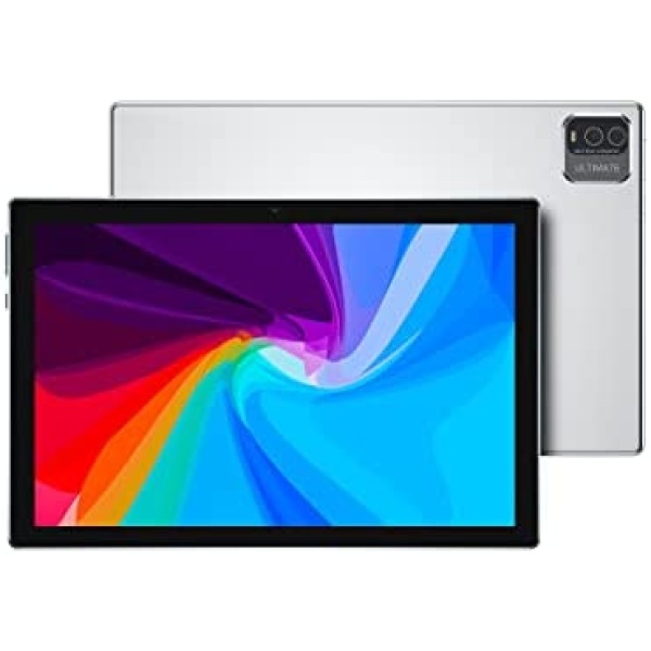 Tablet 10 inch Android Tablets 2GB+32GB Quad-Core Tablet FHD 1280x800 Display Tablet (Silver)
