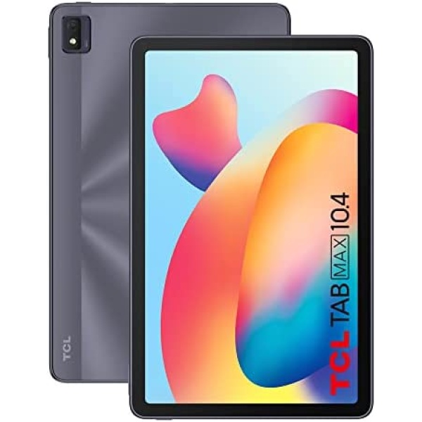 10.36 inch Android Tablet, TCL TABMAX 10.4, 6GB + 256GB (up to 512GB), 8000mAh, FHD+ Display, WiFi Android 11 Tablet, Space Gray
