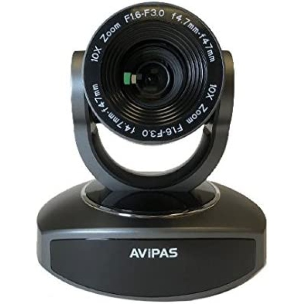 AViPAS AV-1281G 10x HDMI PTZ Camera w/PoE - Dark Grey