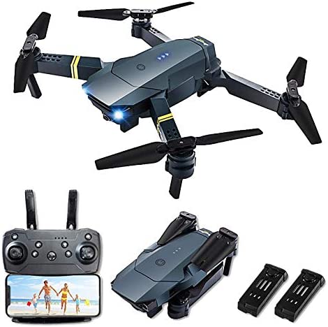E58 Drone with 1080P HD Camera for Adults, Beginner Foldable RC Quadcopter - WiFi FPV Live Video, Altitude Hold, Headless Mode, One Key Take Off/Landing, APP Control