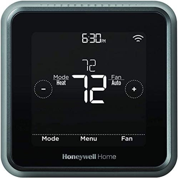Honeywell Home RCHT8612WF T5 Plus Wi-Fi Touchscreen Smart Thermostat with 7 Day Flexible Programming and Geofencing Technology Black (Renewed)