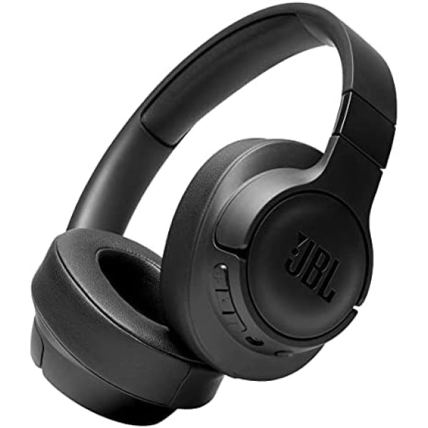 JBL Tune 710BT Wireless Over-Ear Headphones - Bluetooth Headphones with Microphone, 50H Battery, Hands-Free Calls, Portable (Black)