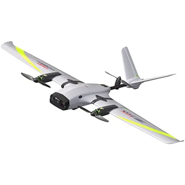 OMPHOBBY ZMO VTOL Aircraft FPV Drone with HD Transmission, 60Mins Flying Time Plane, One Key Return RC Airplane, Compatible with DJI Goggles & Remote Control BNF(NOT Include Goggles & Transmitter)