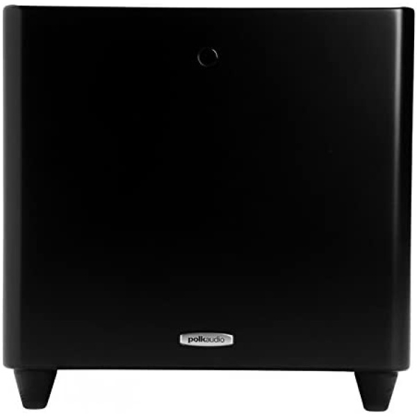 Polk Audio DSWPRO 550WI Powered 10-inch Subwoofer | Powerful 200-Watt Amp | Multiple Placement Options, Can be Placed Inside Cabinets | Easy Integration with Home Theater Systems | Night Mode,Black