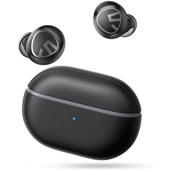 SoundPEATS Free2 classic Wireless Earbuds Bluetooth V5.1 Headphones with 30Hrs Playtime in-Ear Wireless Earphones, Built-in Mic for Clear Calls, Touch Control, Single/Twin Mode, Immersive Stereo Sound