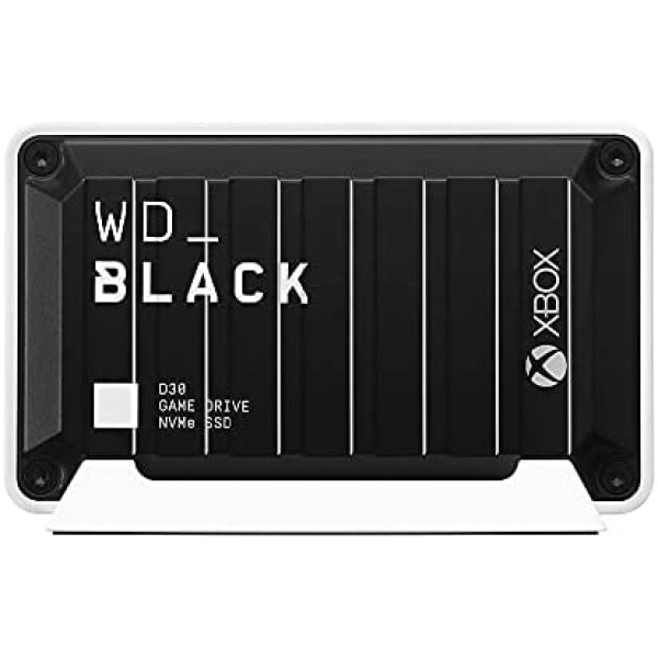 WD_BLACK 1TB D30 Game Drive SSD for Xbox - Portable External Solid State Drive, Compatible with Xbox and PC, Up to 900MB/s - WDBAMF0010BBW-WESN