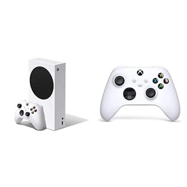 Xbox Series S + Xbox Core Wireless Controller – Robot White