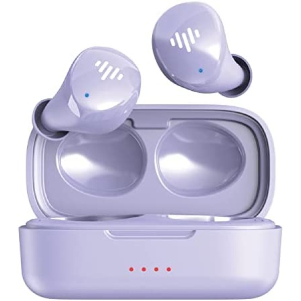 iLuv TB100 Wireless Earbuds, Bluetooth 5.3, Built-in Microphone, 20 Hour Playtime, IPX6 Waterproof Protection, Compatible with Apple & Android, Includes Charging Case & 4 Ear Tips, Purple