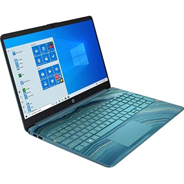 HP Laptop 15-dy0029ds Notebook, Intel Celeron N4020, 4GB DDR4 RAM, 128GB SSD, Intel UHD Graphics 600, Windows 11 Home in S Mode (Underwater Teal) (Renewed)