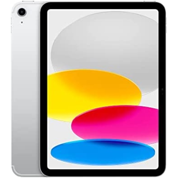 2022 Apple 10.9-inch iPad (Wi-Fi + Cellular, 256GB) - Silver (10th Generation)