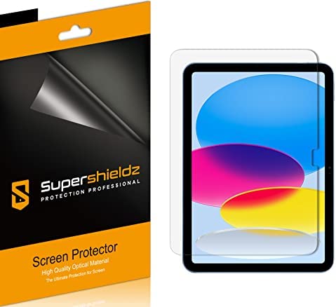 (3 Pack) Supershieldz Anti-Glare (Matte) Screen Protector Designed for New iPad 10th Generation 10.9 inch (2022)