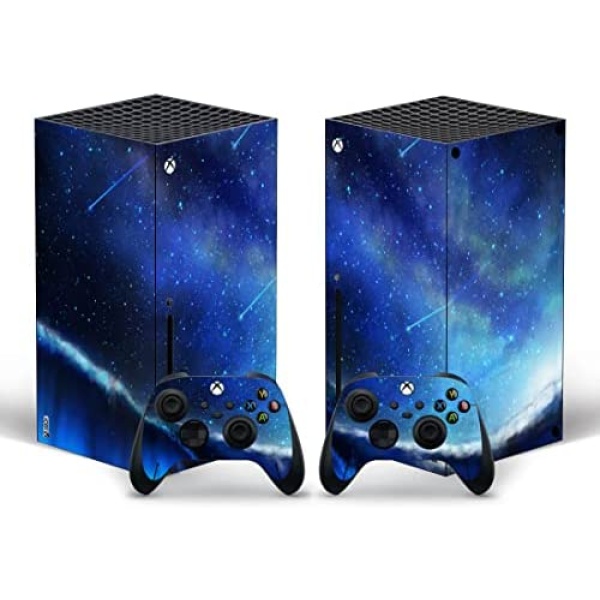 CENSTEEL Xbox Series X Skins Wrap Sticker with Two Free Wireless Controller Decals, Whole Body Protective Vinyl Skin Decal Cover