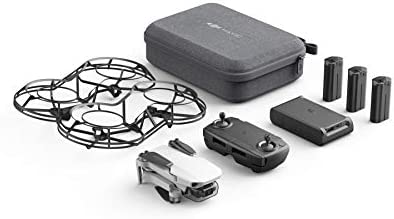 DJI Mavic Mini Combo - Drone FlyCam Quadcopter UAV with 2.7K Camera 3-Axis Gimbal GPS 30min Flight Time, less than 0.55lbs, Gray