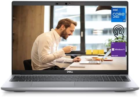 Dell Latitude 5520 15.6" FHD Touchscreen Business Laptop, Intel i7-1185G7 vPro Processor, 16GB RAM, 1TB SSD, IR Camera, RJ45, SD Card Reader, Thunderbolt 4, Backlit Keyboard, Wi-Fi 6, Windows 11 Pro