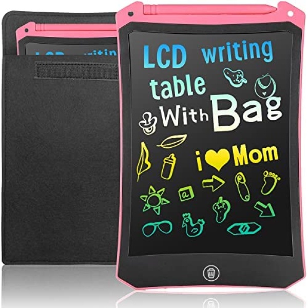 LCD Writing Tablet for Kids Doodle Board with Bag, Electronic Sketch Drawing Tablet Drawing Pad Activity Games Drawing Board, LEYAOYAO Toddler Travel Learning Toy - Gift for 3-6 Years Old Girl Boy