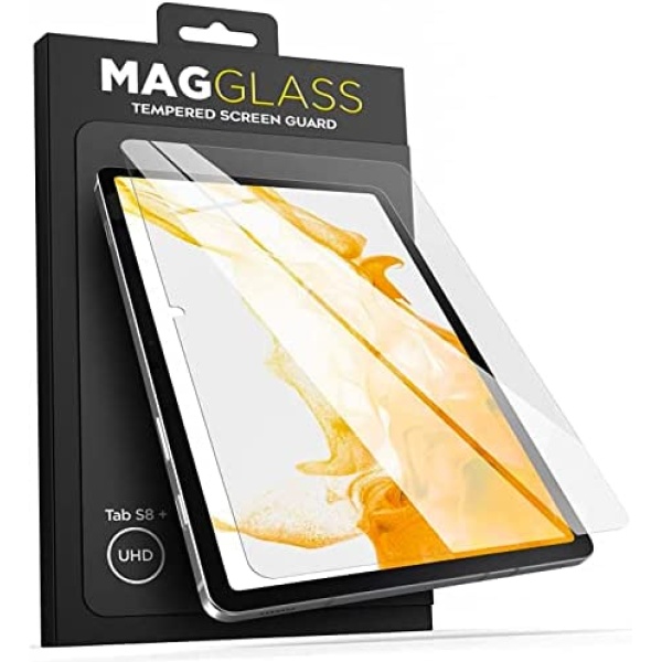 MagGlass Tempered Glass for Galaxy Tab S8 Plus Screen Protector (Samsung Tab S8+)