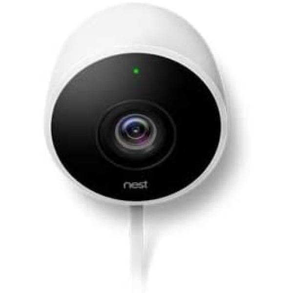 Nest NC2100ES Outdoor Security Camera, 3 MP, Weatherproof Camera, IP Rating IP65, Diagonal: 130°.