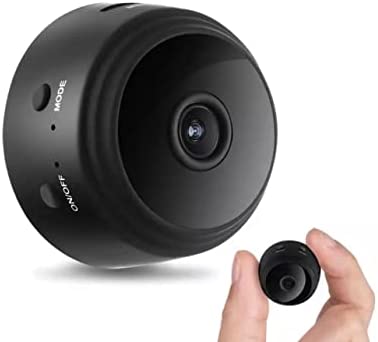 New Mini Hidden Wireless WiFi Camera HD 1080P Home and Office Security Cameras with Audio and Video by FDM Live Feed Covert Baby Nanny Cam with Cell Phone App with Night Vision and Motion Detection