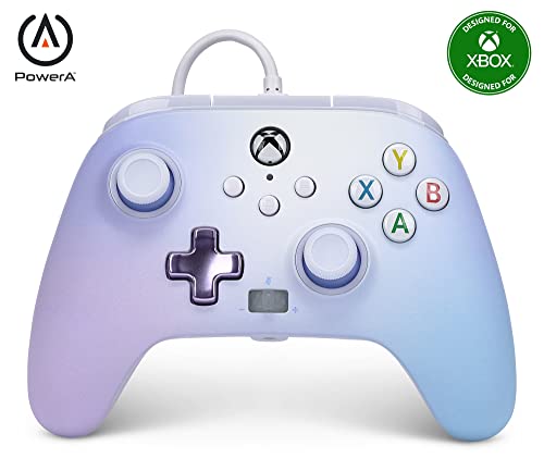 PowerA Enhanced Wired Controller for Xbox Series X|S - Pastel Dream, gamepad, wired video game controller, gaming controller, Xbox Series X|S