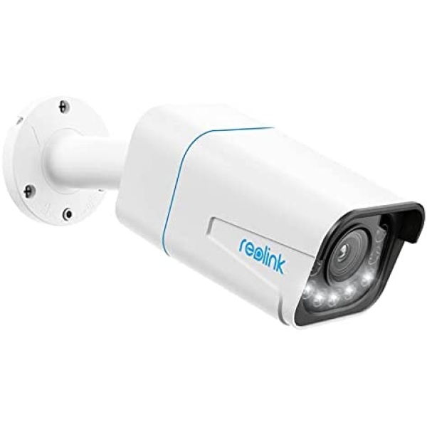 REOLINK 4K Security Camera Outdoor System, IP PoE Surveillance Camera with 5X Optical Zoom, Human/Vehicle Detection, Two Way Talk, Color Night Vision, Timelapse, Up to 256GB SD Card, RLC-811A