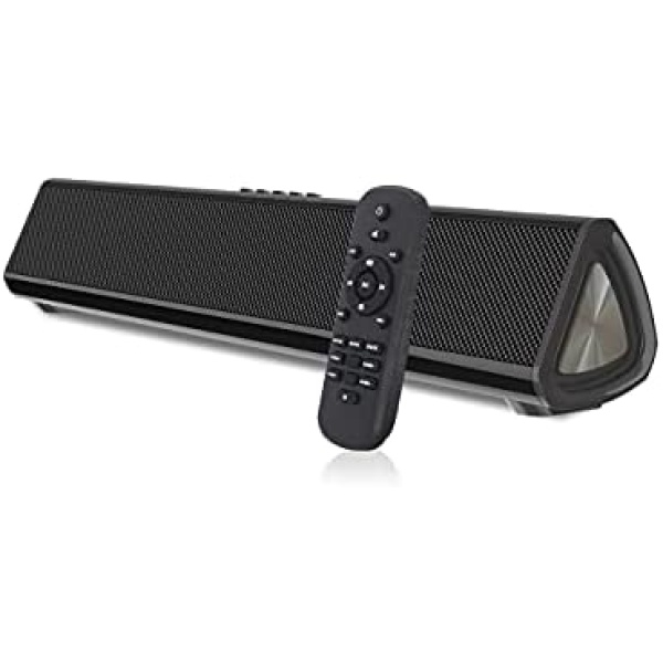 Soundbar for TV with Bluetooth Speakers for TV Home Theater Audio Surround Sound System Small Sound Bar with Subwoofer for TV PC Projectors Tablets,Remote Control