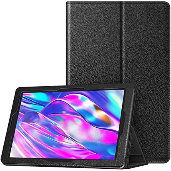 T-Mobile TCL TAB 10 5G Tablet Case (2022), PU Leather Protective Case [Family Case for Kids] Folio Cover Case Compatible for TCL TAB 10 5G (Black)