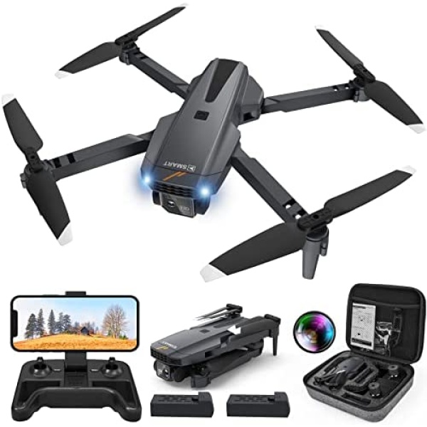TERCASO Drone with Camera for Adults, WiFi 1080P HD Camera FPV Live Video, RC Quadcopter Multirotors, Altitude Hold, Headless Mode, One Key Take Off/Landing Drone for Kids Toys Gifts or Beginners