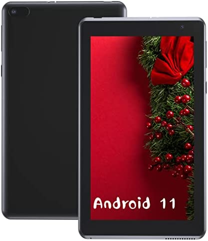Tablet for Kids, 7 inch Android 11.0 Tablet, 32GB ROM with Bluetooth, WiFi, GMS, Dual Camera, Educational, Games （Black）