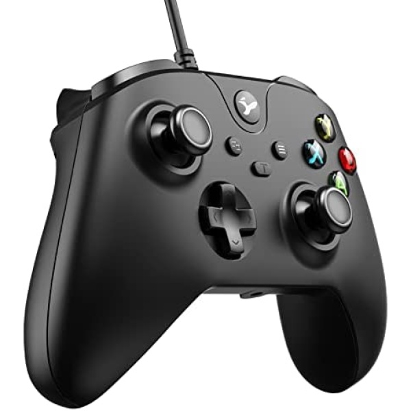 Wired Controller for Xbox One, YAEYE Wired Game Controller for Xbox One USB Gamepad Joystick Controller with Dual-Vibration for Xbox One PC Windows 7/8/10