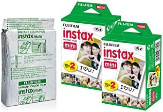 Fujifilm Instax Mini Instant Film, 10 Sheets×5 Pack(Total 50 Shoots) [Bulk Packaging]