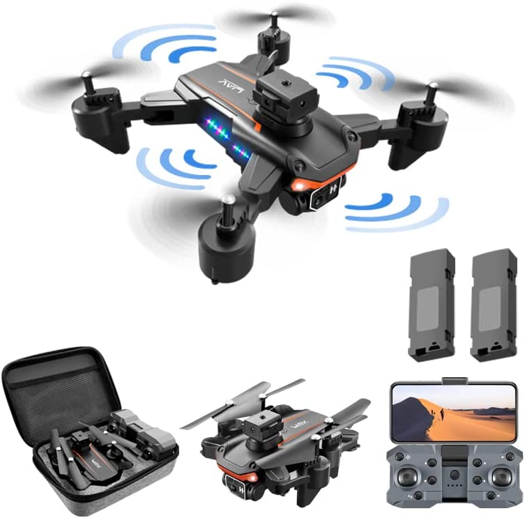 JTBBKing Upgrade AE86 Drones with camera for adults 1080P Drone with Camera RC Drones for Adult Live Video FPV Optical Flow Positioning Profesional Quadcopter Mini Drone for Kids RC Helicopter Boys Toys…(Upgrade Single Camera & 3 Batteries)