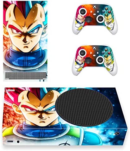 Decal Moments Xbox Series S Slim Console Controllers Skin Decals Stickers Wrap Vinyl for Xbox Series S Console Vegeta