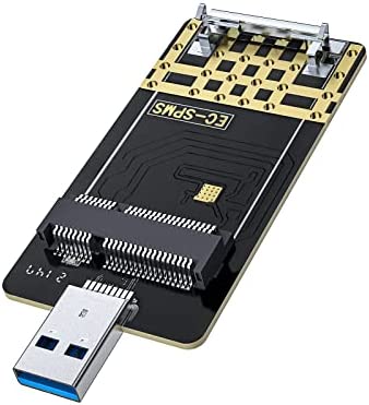 ANYOYO mSATA to USB Adapter, mSATA to USB 3.0 Type A Card, 50mm Mini SATA Hard Drive Converter Reader as Portable SSD 5Gbps Bridge Chip