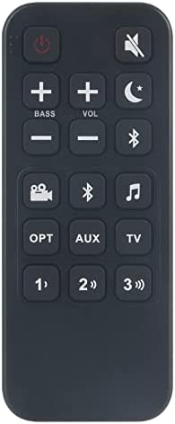 Beyution RE6214-1 Universal Soundbar Remote Control Fit for Polk Audio Signa S1 S2 S3 RE62141 RTRE62141 Surroundbar Home Theater