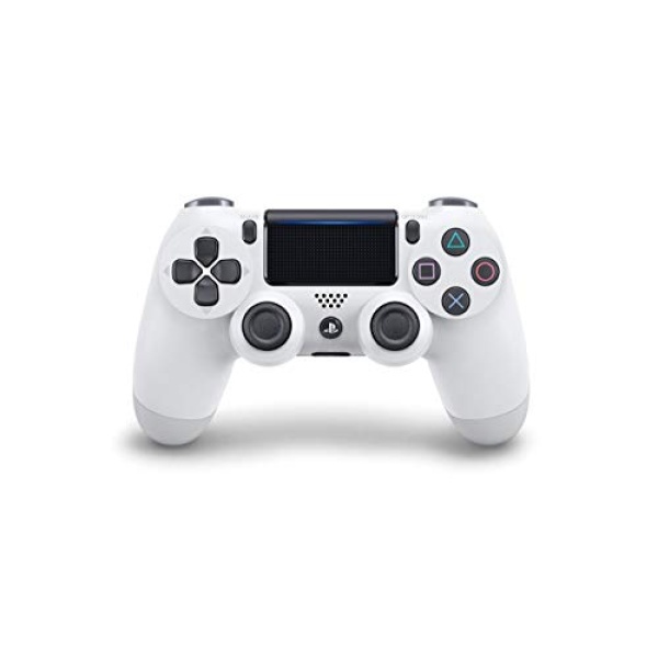 DualShock 4 Wireless Controller for PlayStation 4 - Glacier White (Renewed)