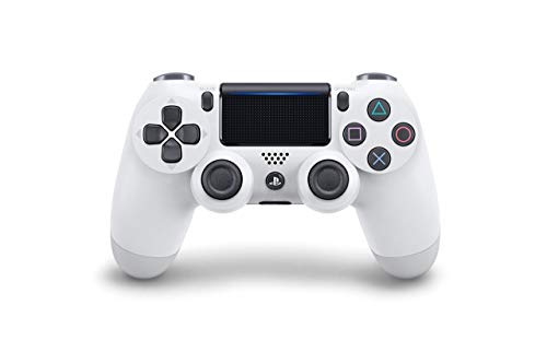 DualShock 4 Wireless Controller for PlayStation 4 - Glacier White (Renewed)