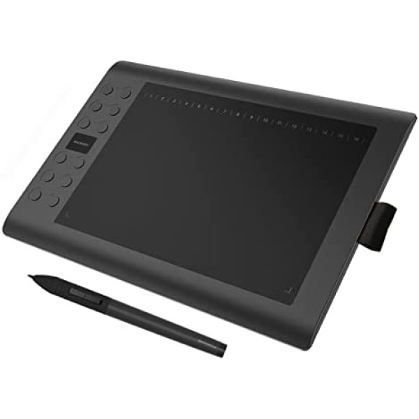 GAOMON M106K 10 x 6 Inches Painting Digital Graphics Pen Tablet with 12 Express Keys and 16 Softkeys