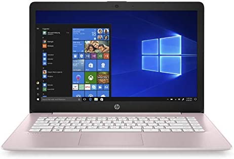 HP Stream 14-inch Laptop, AMD Dual-Core A4-9120E Processor, 4 GB SDRAM, 32 GB eMMC, Windows 10 Home in S Mode with Office 365 Personal for One Year (14-ds0040nr, Rose Pink)