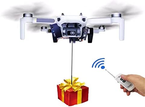 Mavic Drone Payload Delivery airdrop Transport Device Drone Release Fishing Bait line Carrying Wedding Proposal and Rescue Device for DJI Mavic mini2/mini/SE Drone Accessories